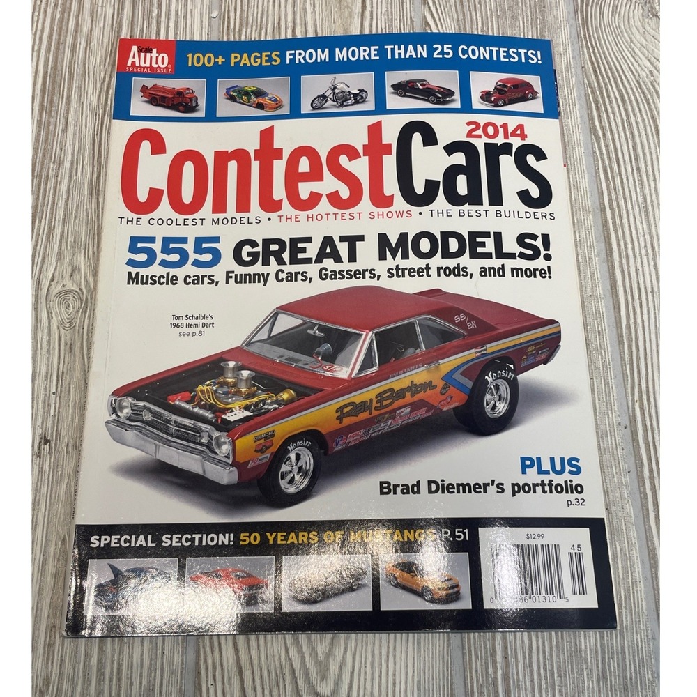 Scale Auto Contest Cars 2014 Magazine 555 Models Muscle Cars Mustang Special